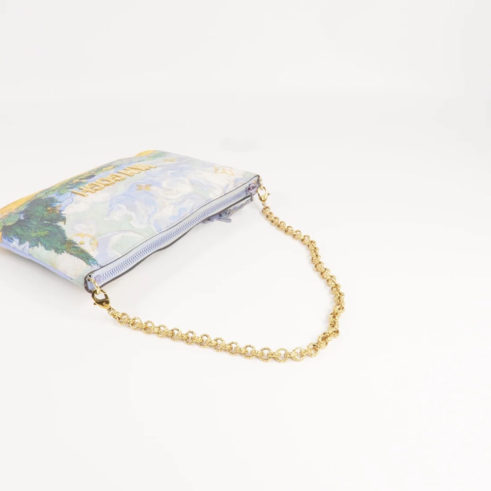 Louis Vuitton Jeff Koons Pochette Van Gogh Chain Pouch Masters Collection M64620 - Picture 9 of 16